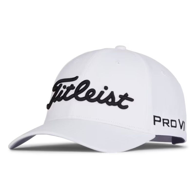Black titleist hat sales