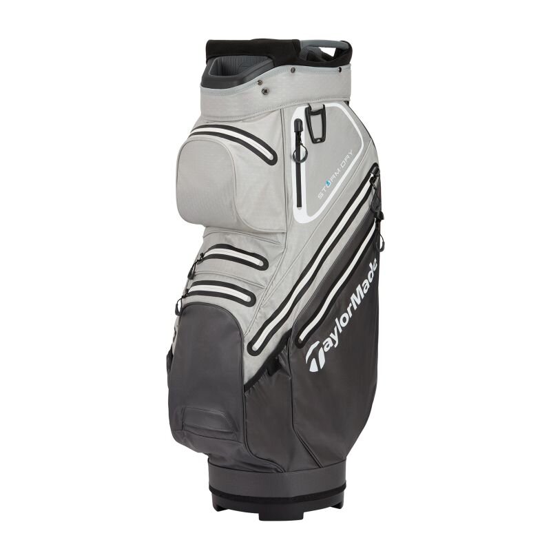 TaylorMade Storm Dry Cart Bag Black Grey White